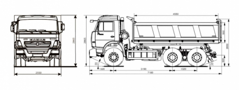 65115-6058-50 Самосвал КамАЗ